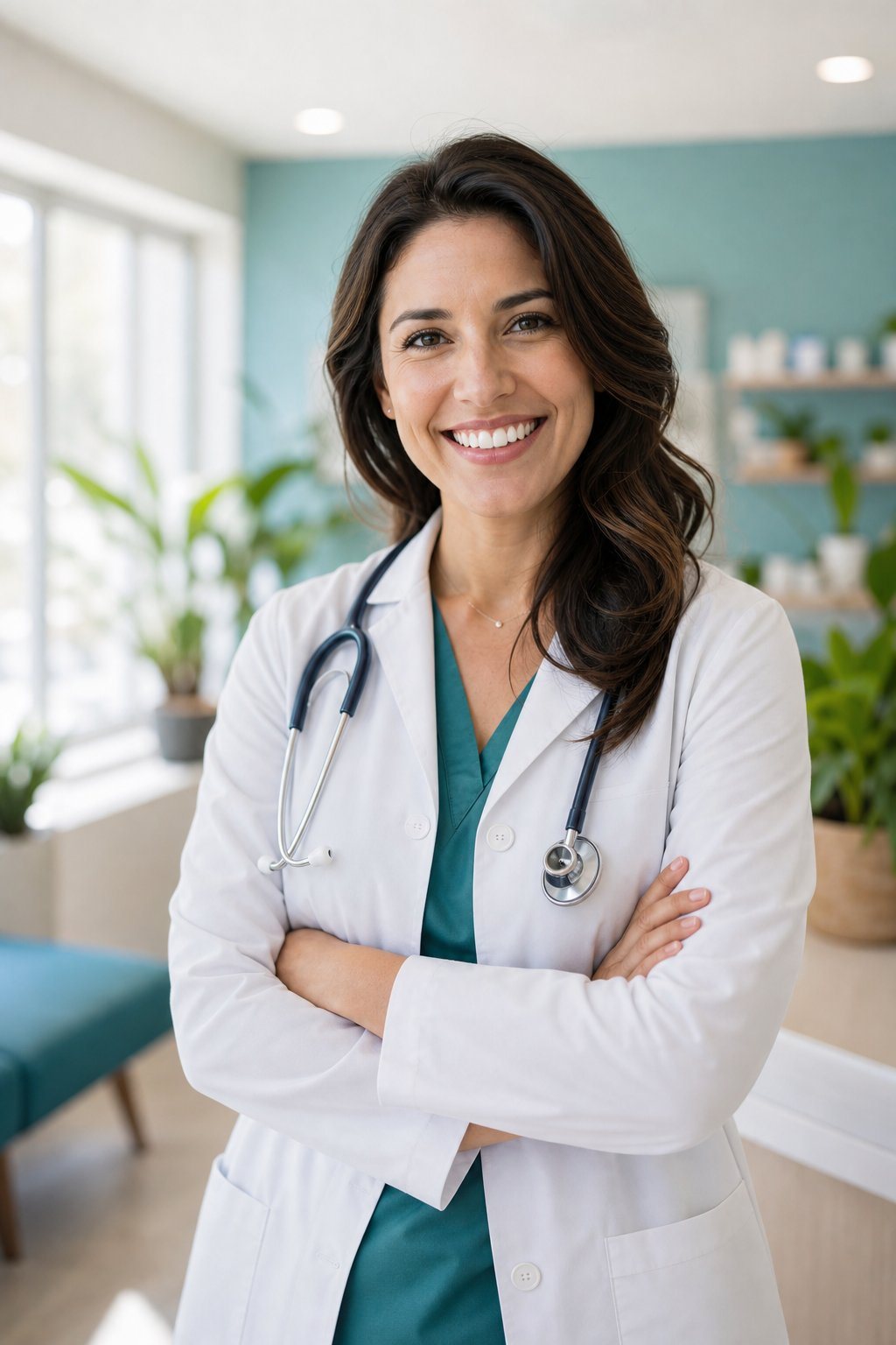 A friendly doctor at Thrive Health Path welcoming patients
